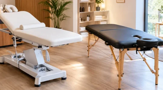 Table de massage électrique vs manuelle